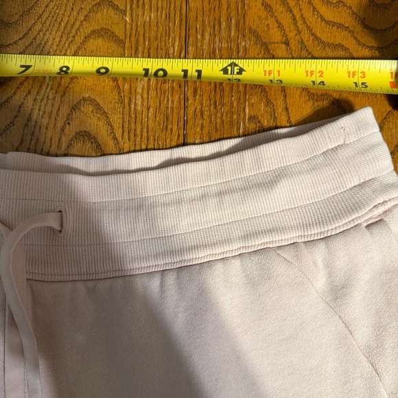 Lululemon Scuba High-Rise Jogger Fleece 28" Pink Mist Sz 12 W5CVAS Cotton Terry - Picture 15 of 15